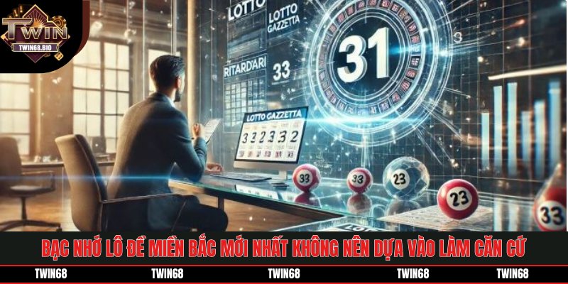 Bạc nhớ lô đề miền bắc mới nhất không nên dùng làm căn cứ duy nhất