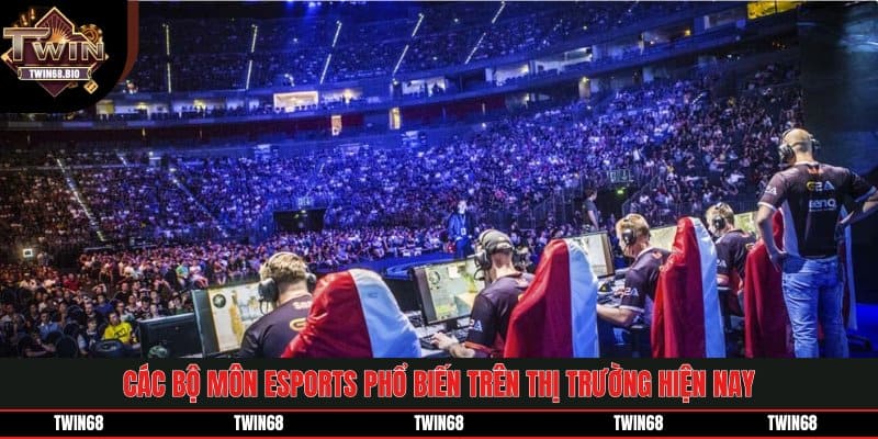 Các bộ môn Esports phổ biến trên thị trường hiện nay