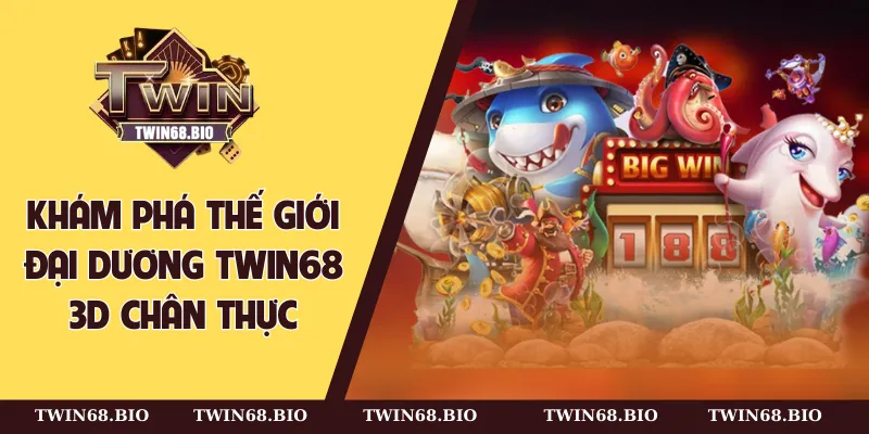 Khám phá thế giới đại dương TWIN68 3D chân thực