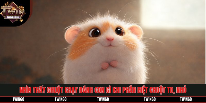 Nhìn thấy chuột chạy đánh con gì khi phân biệt chuột to, nhỏ