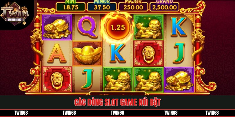 Các dòng slot game nổi bật