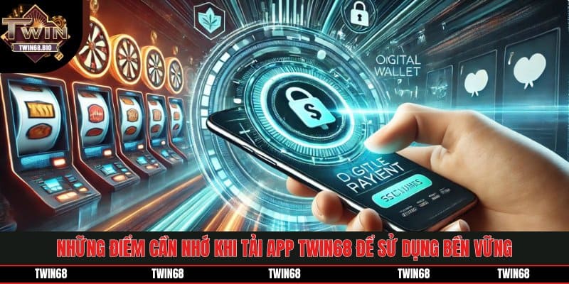 Những điểm cần nhớ khi tải app TWIN68 để sử dụng bền vững
